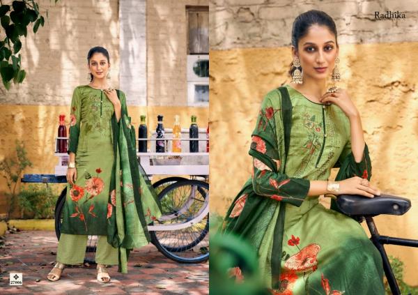 Azara Radhika Noor Jam Cotton Designer Dress Material Collection